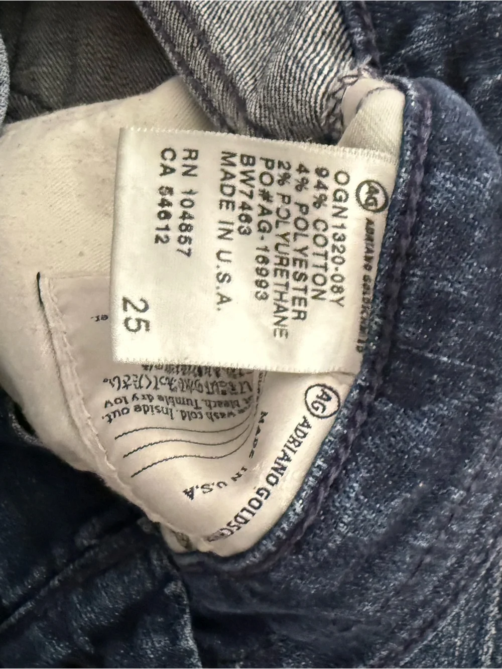 AG Adriano Goldschmied Tom Boy Relaxed Straight Jeans in Distressed Blue - Picture 3 of 9